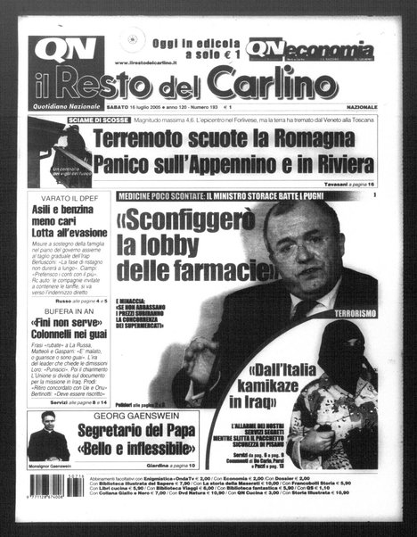 Il Resto del Carlino : giornale dell'Emilia